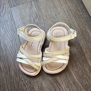 Kids Cream Sandals